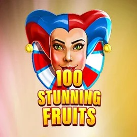 100 Stunning Fruits online game logo by SYNOT Games on spinoogrino.com