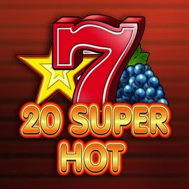 20 Super Hot logo by Amusnet Interactive at Spinogrino Casino