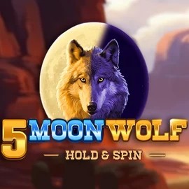5 Moon Wolf logo by Apparat Gaming at Spinogrino Casino