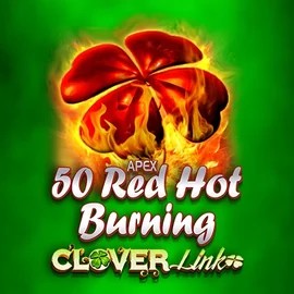 50 Red Hot Burning Clover Links game by Novomatic – logo hosted on Spinogrino Casino