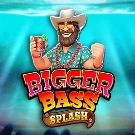 Bigger Bass Splash game by Pragmatic Play – logo hosted on Spinogrino Casino