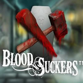 Logo of Blood Suckers from NetEnt at Spinogrino Casino