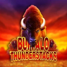 Buffalo Thunderstacks casino game by Amatic Industries – featured logo at Spinogrino Casino