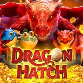 Dragon Hatch by PG Soft, showcased at spinoogrino.com – game logo