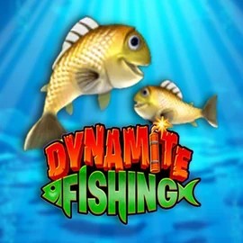 Dynamite Fishing logo – Slots by Inspired Gaming at Spinogrino Casino