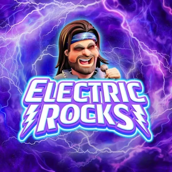Official Slots logo: Electric Rocks by Inspired Gaming at Spinogrino Casino