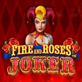 Fire and Roses Joker slot logo by Triple Edge Studios at Spinogrino Casino