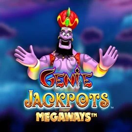 Genie Jackpots Megaways by Blueprint Gaming, showcased at spinoogrino.com – game logo