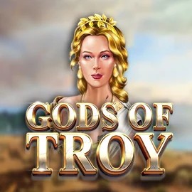Gods of Troy online game logo by Red Tiger Gaming on spinoogrino.com