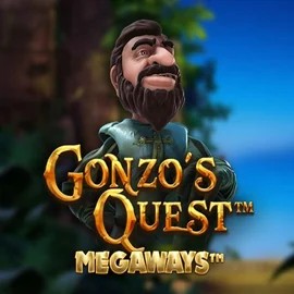 Gonzo's Quest Megaways slot visual from Red Tiger Gaming available on spinoogrino.com