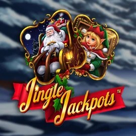 Try Jingle Jackpots slot by Dragon Gaming on spinoogrino.com – logo image