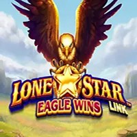 Lone Star Link Eagle Wins slot logo by Novomatic at Spinogrino Casino