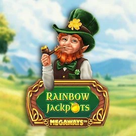 Official Jackpots logo: Rainbow Jackpots Megaways by Red Tiger Gaming at Spinogrino Casino