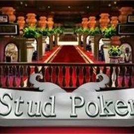 Stud Poker 3D online game logo by iSoftBet on spinoogrino.com