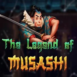 The Legend of Musashi slot logo by Peter & Sons at Spinogrino Casino