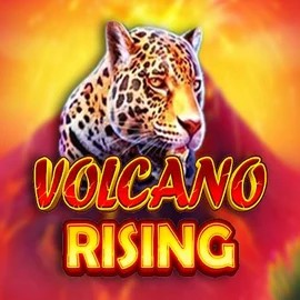 Volcano Rising logo by RubyPlay at Spinogrino Casino