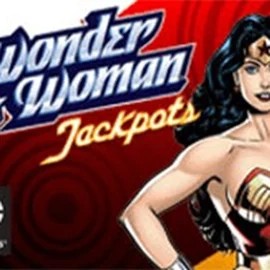 Wonder Woman Jackpots slot visual from Amaya available on spinoogrino.com
